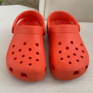 Kids Orange Crocs - Size 12 (Big Kid)